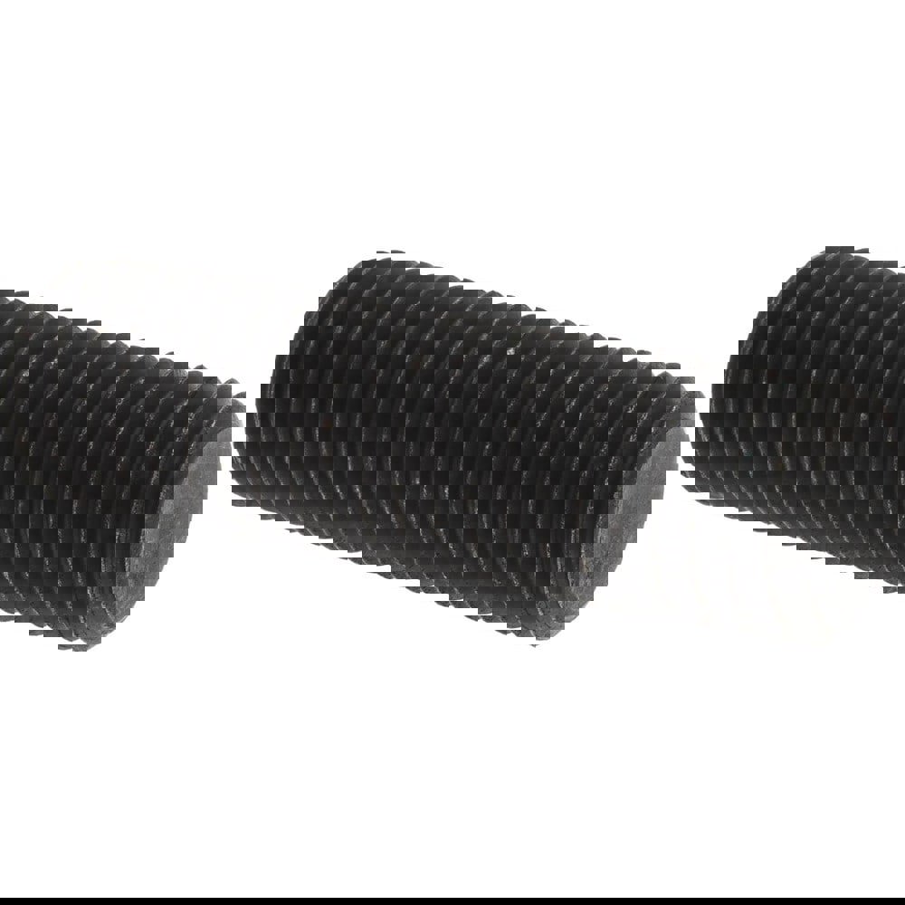 Set Screw: M12x1.75, 40.00 mm Overall Length, Flat Point, Alloy Steel, Grade 14.9 (45H)