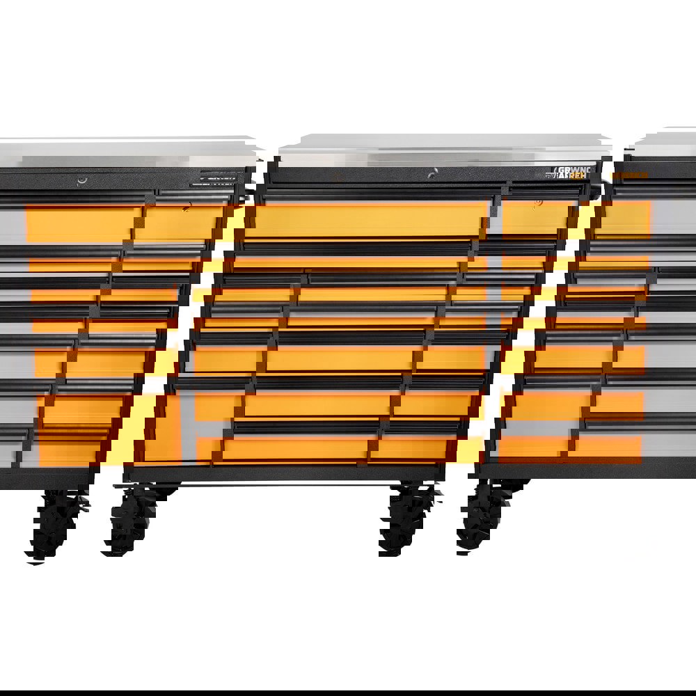 Tool Roller Cabinets; Top Material: Steel ; Color: Black; Orange ; Overall Depth: 73.1in ; Overall Height: 47in ; Overall Width: 24 ; Locking Mechanism: Keyed