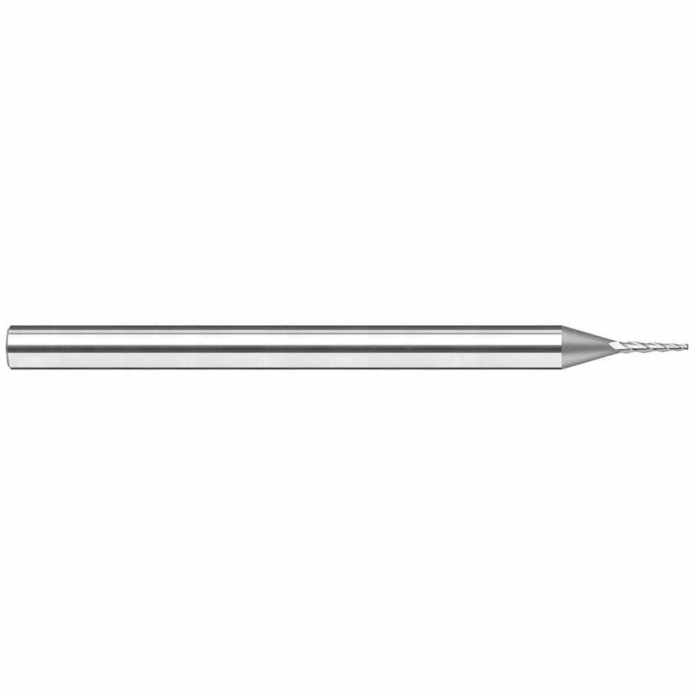 Tapered End Mill: 20 &deg; per Side, 1/4