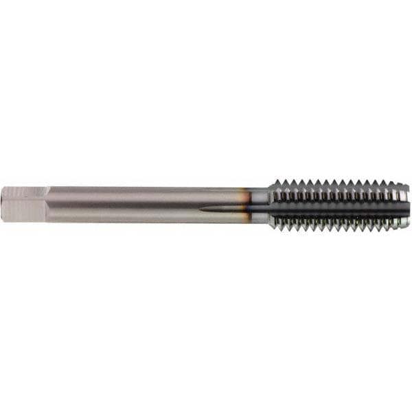 Straight Flute Tap: M8x1.005 Flutes, Modified Bottoming, Solid Carbide, TiCN Coated