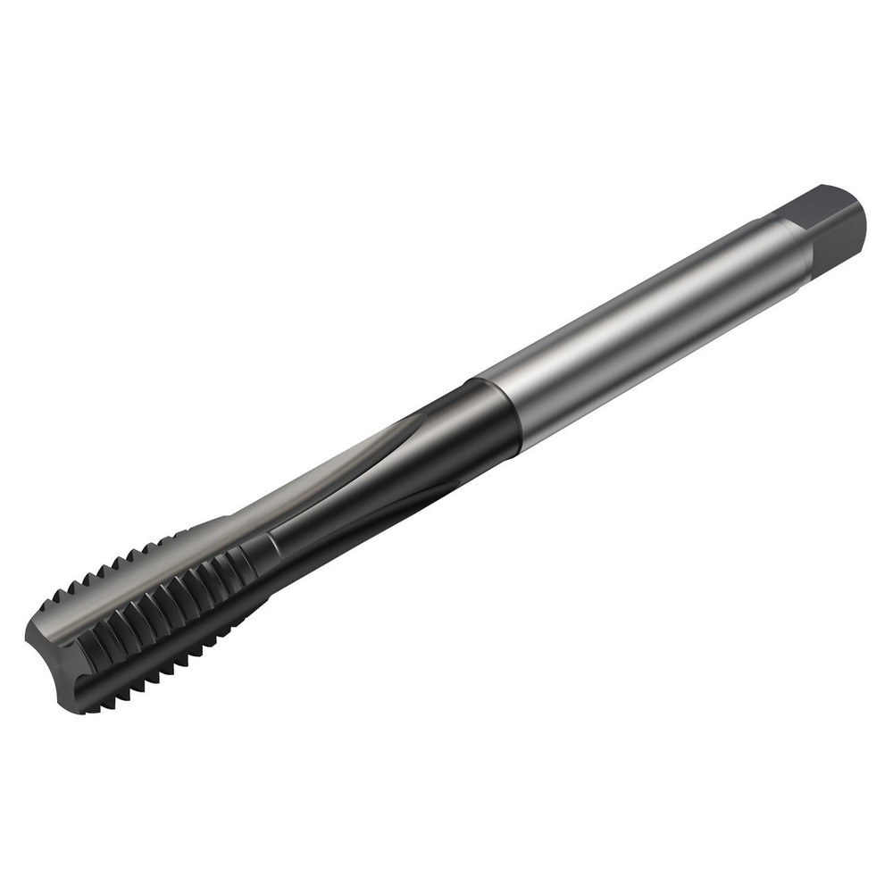 Straight Flute Taps; Tap Type: Straight Flute ; Overall Length (mm): 70.0000 ; Thread Size (mm): M5x0.5 ; Thread Standard: Metric ; Chamfer: Semi-Bottoming ; Material: High-Speed Steel-E-PM