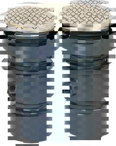 4 PVC ADJ CO W/ NI RING & CVR