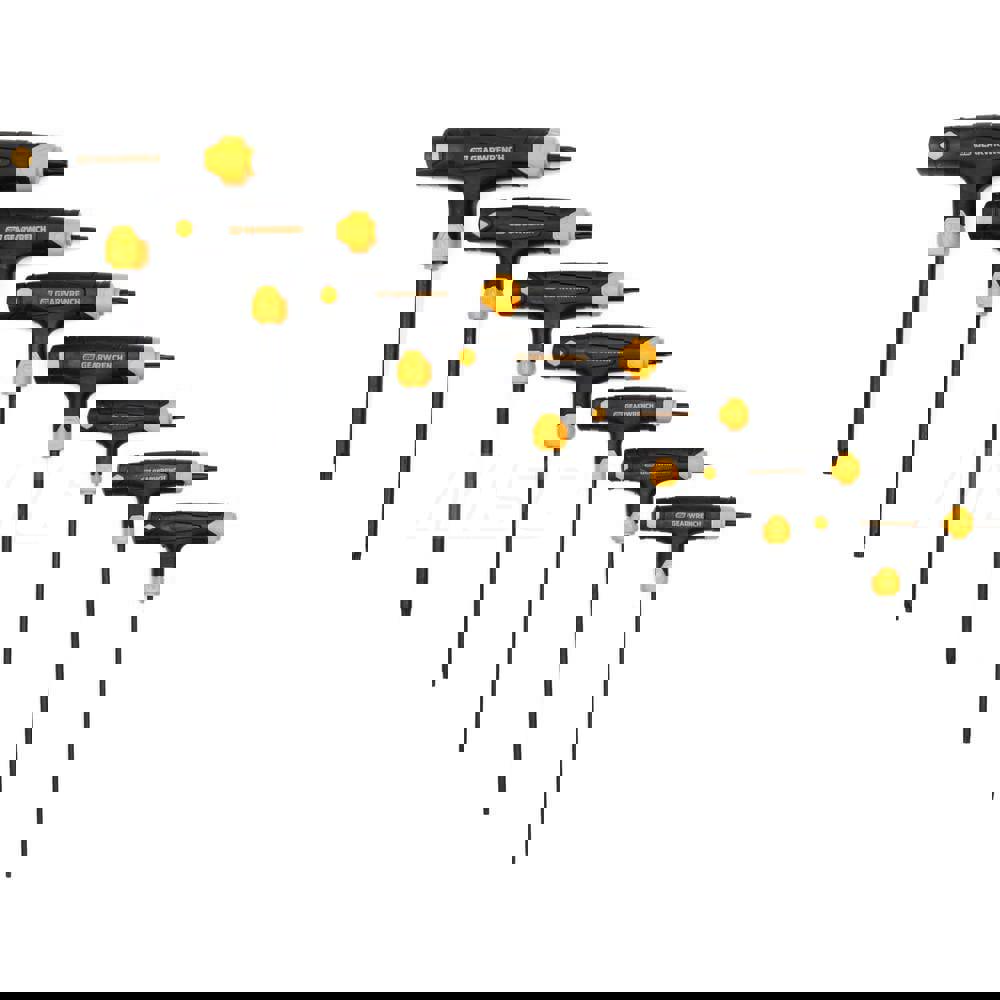 Hex Key Sets; Tool Type: Hex ; Handle Type: T-Handle ; Measurement Type: Torx ; Torx Size Range: T10 - T40 ; UNSPSC Code: 27111710