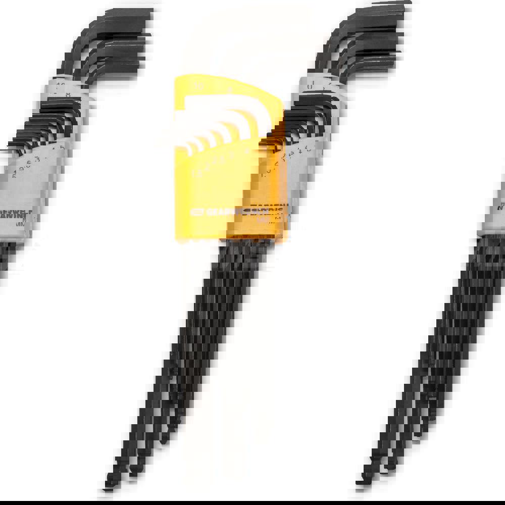 Hex Key Sets; Tool Type: Hex ; Handle Type: L-Handle ; Measurement Type: Metric ; Hex Size Range (mm): 1.5 - 10 ; UNSPSC Code: 27111710