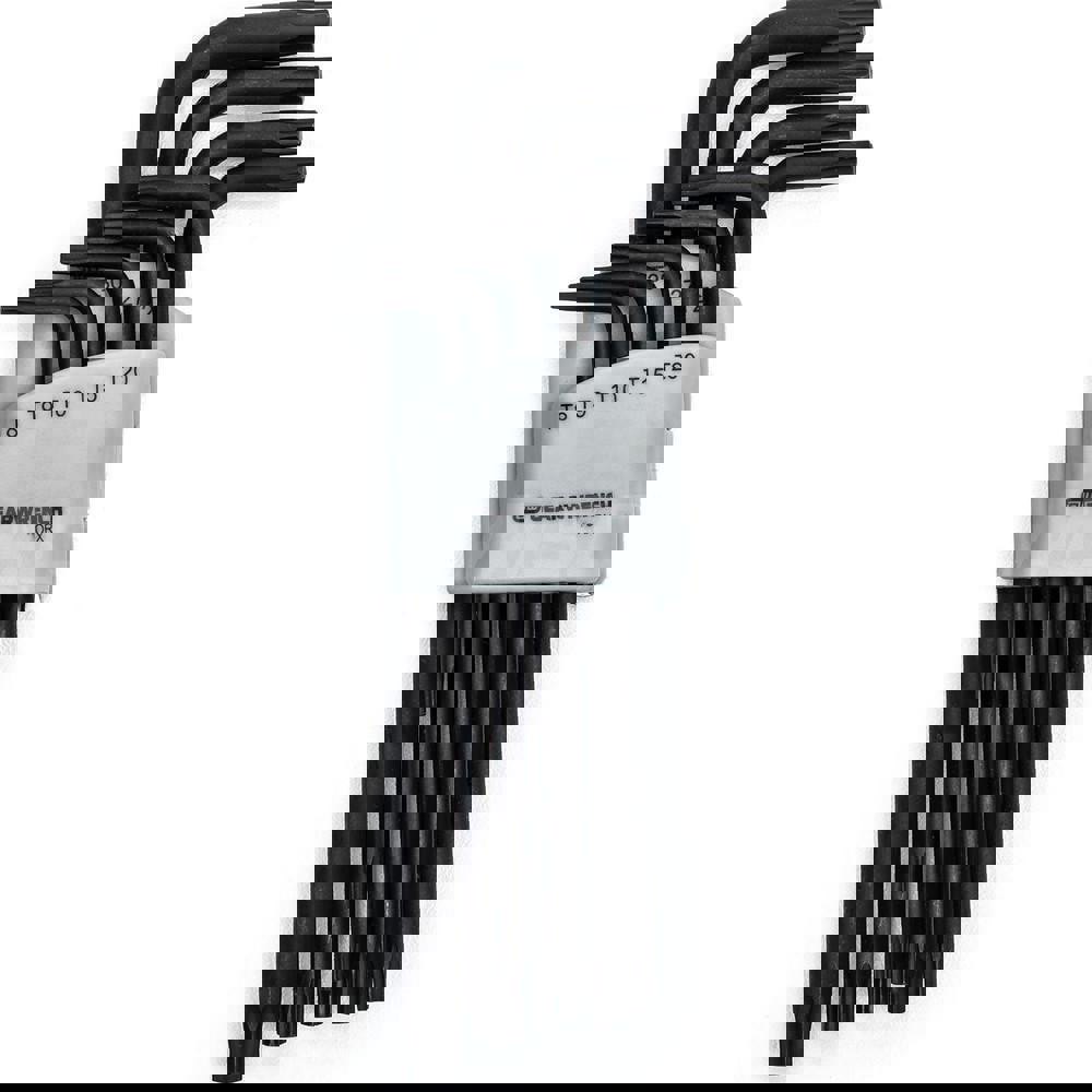 Hex Key Sets; Tool Type: Hex ; Handle Type: L-Handle ; Measurement Type: Torx ; Torx Size Range: T8 - T40 ; UNSPSC Code: 27111710