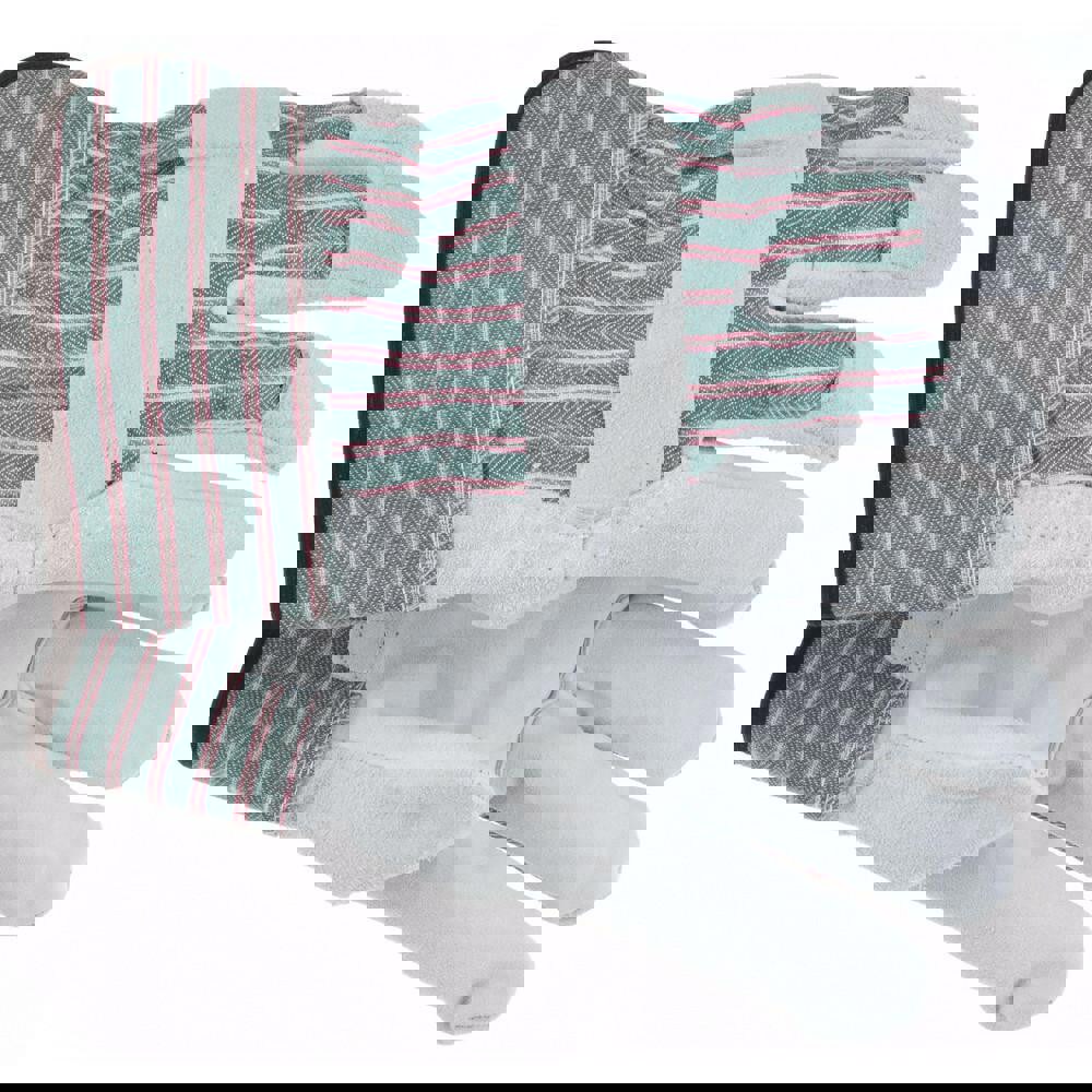 Work Gloves: PRO-SAFE Size Large, Cotton Lined, Cowhide