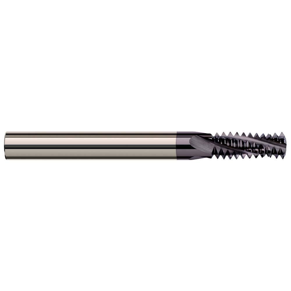 Helical Flute Thread Mill: #2-56, Internal/External, 3 Flute, 1/8