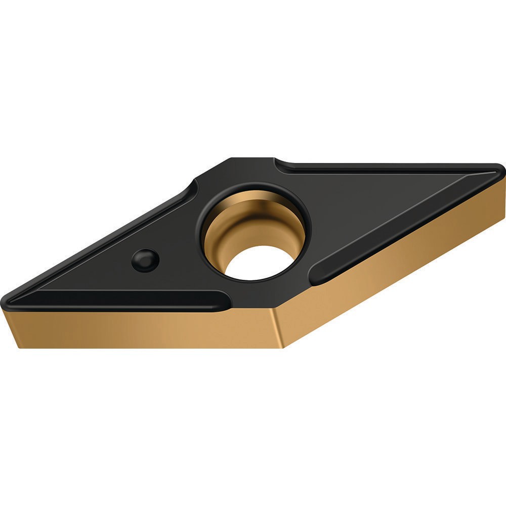 Turning Inserts; ANSI Insert Code: VBGT221 ; ISO Insert Code: VBGT110304 ; Relief Angle: 5.000 ; Insert Style: VBGT ; Corner Radius (mm): 0.40 ; Included Angle: 35.00