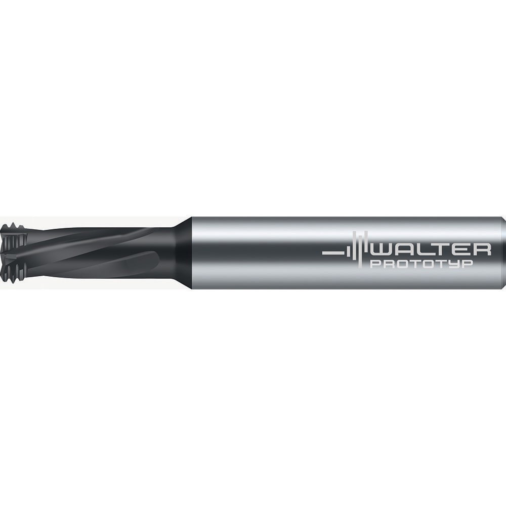 Helical Flute Thread Mills; Material: Solid Carbide ; Thread Size (Inch): 1/4-19 ; Thread Type: Internal ; Shank Diameter (mm): 12.0000 ; Shank Diameter (Decimal Inch): 0.4724 ; Cutting Diameter (mm): 10.20
