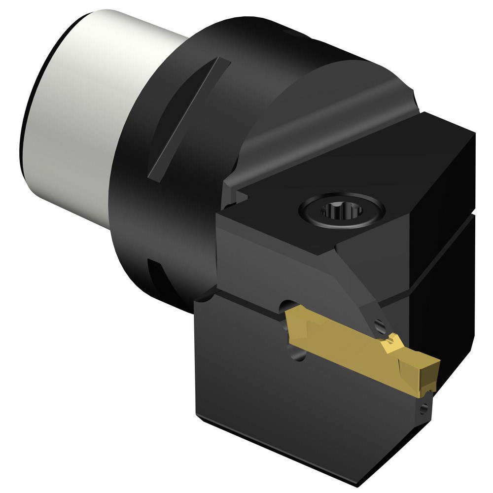 Modular Grooving Cutting Unit Heads; System Size: C4 ; Maximum Depth of Cut (Decimal Inch): 0.7087 ; Maximum Depth of Cut (mm): 18.00 ; Minimum Groove Width (Decimal Inch): 1.0630 ; Minimum Groove Width (mm): 27.00