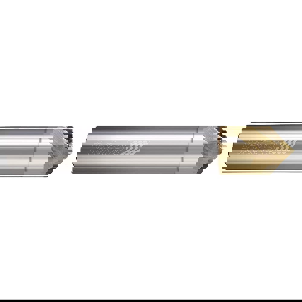 Chamfer Mills; Included Angle: 120.00 ; Chamfer Mill Material: Solid Carbide ; Cutter Head Diameter (Decimal Inch): 0.1875 ; End Type: Single ; Shank Diameter (Decimal Inch): 0.1875 ; Shank Diameter (Inch): 3/16