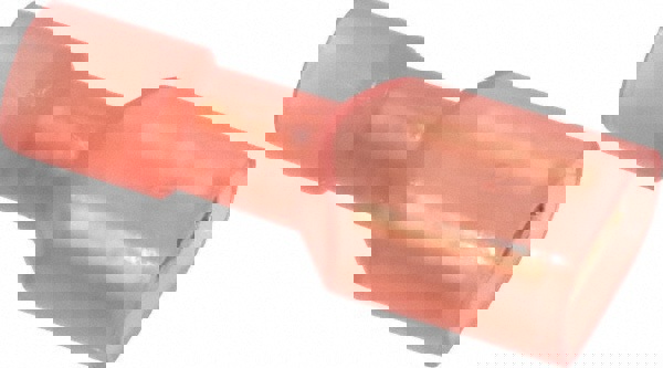 Wire Disconnect: Female, Red, Vinyl, 22-18 AWG, 1/4