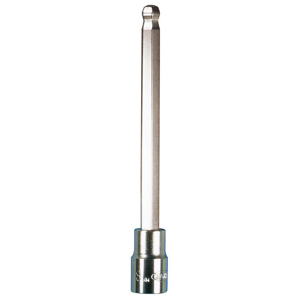 Hand Hex & Torx Bit Sockets; Socket Type: Ball End Socket ; Hex Size (mm): 10.000 ; Insulated: No ; Overall Length (Inch): 5-1/8 ; Non-sparking: No