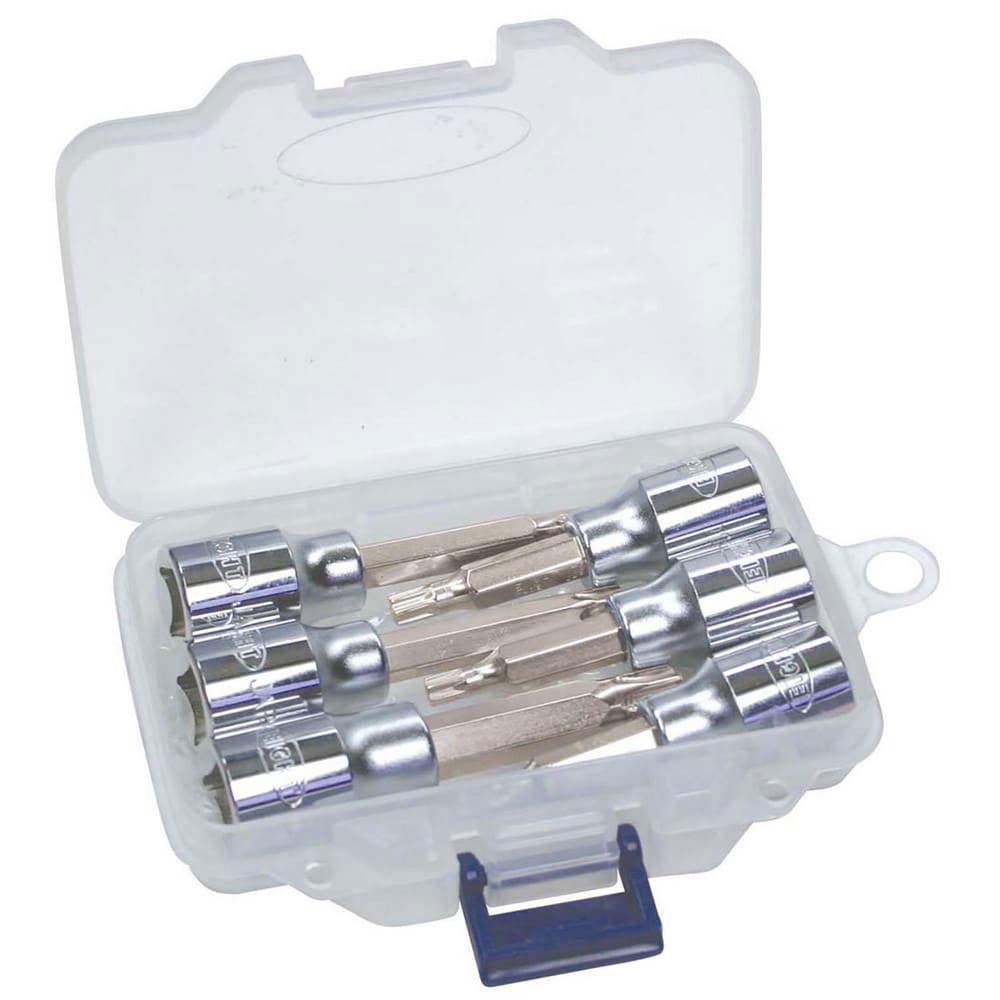 Hex & Torx Bit Socket Sets; Set Type: Torx Bit ; Drive Size: 3/8 ; Minimum Set Torx Size: T20 ; Maximum Set Torx Size: T40 ; Measurement Type: Torx ; Number Of Pieces: 6