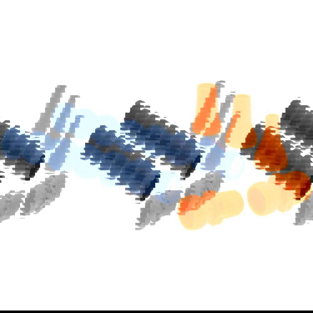 Coolant Hose & Hose Assemblies; Type: Coolant Hose Kit; Hose Length Range: 1 Ft. - 4.9 Ft.; Hose Inside Diameter (Inch): 1/2; Thread Standard: BSPT; Number Of Pieces: 7; Nozzle Diameter (Inch): 1/2; Hose Material: POM; Hose Length (Inch): 13; Number of Pi