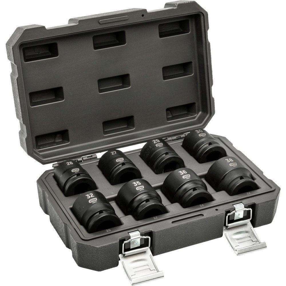 Socket Sets; Set Type: Impact ; Drive Size: 3/4 ; Minimum Size (mm): 26.00 ; Maximum Size (mm): 38.00 ; Tool Type: Impact Socket ; Material: Chromium-Molybdenum Steel