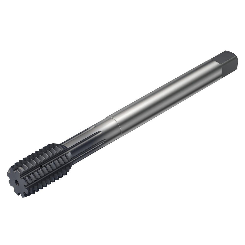 Thread Forming Taps; Thread Size (mm): M27x3 ; Thread Standard: Metric ; Chamfer: Semi-Bottoming ; Material: High-Speed Steel-E-PM ; Coating/Finish: PVD; AlCrN ; Coolant Through: Yes