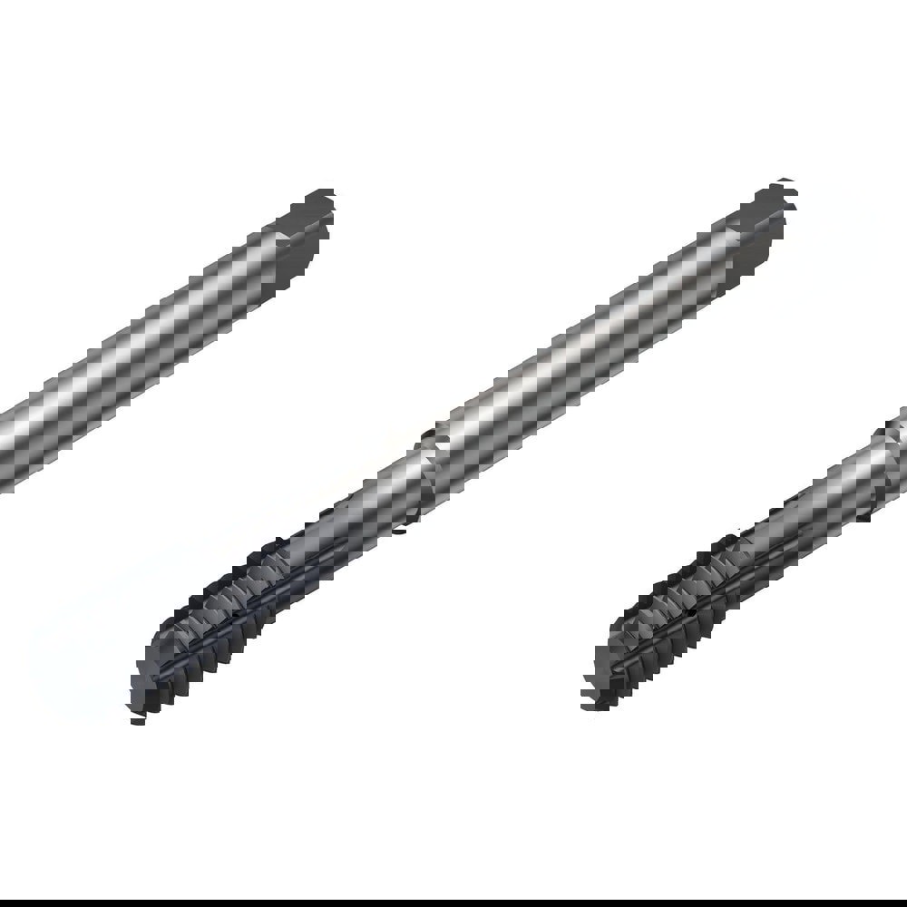 Thread Forming Taps; Thread Size (mm): MF5x0.5 ; Thread Standard: MF ; Chamfer: Semi-Bottoming ; Chamfered Threads: 2-3P ; Material: Powdered Metal High-Speed Steel ; Coating/Finish: AlCrN