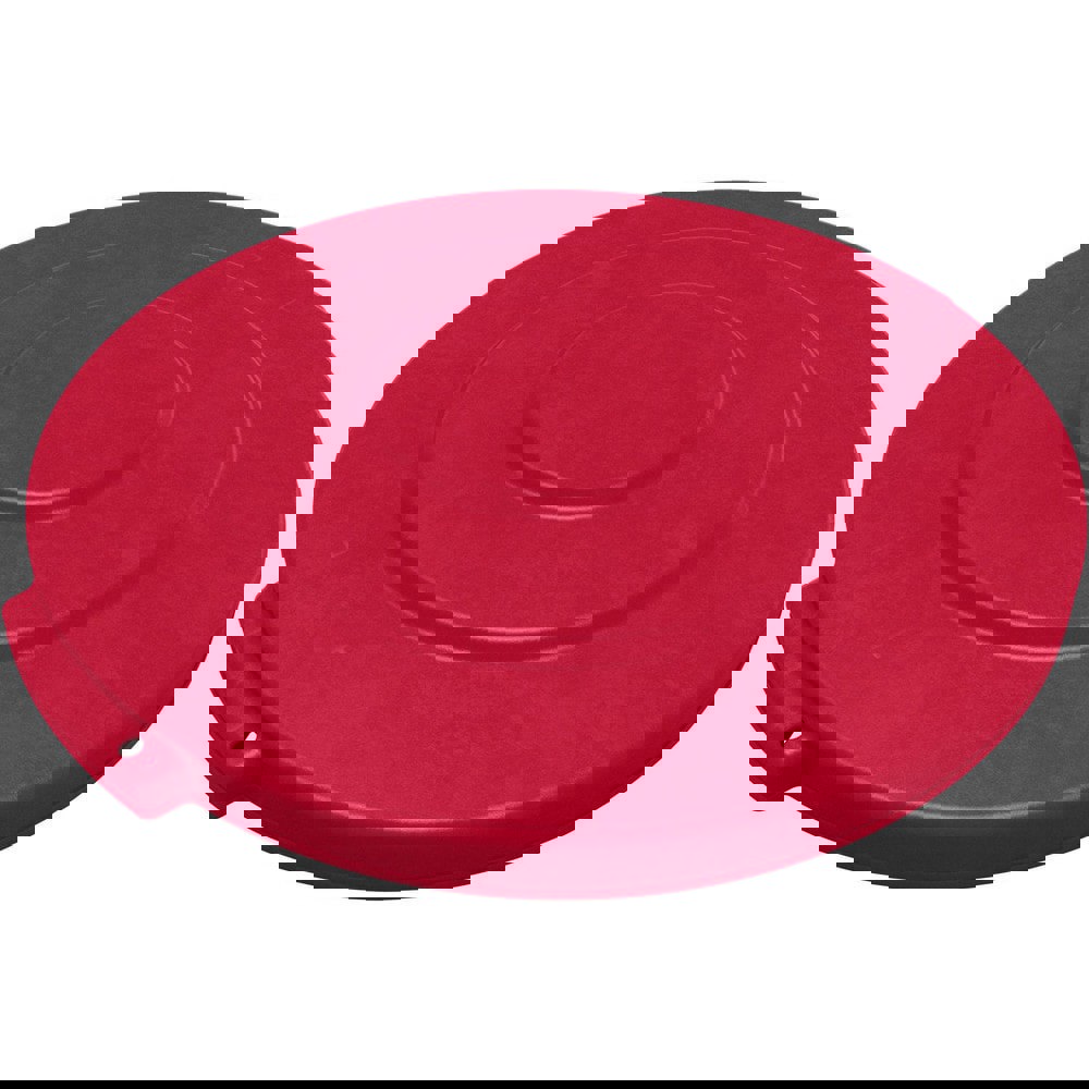 Trash Can & Recycling Container Lids; Lid Type: Flat ; Lid Shape: Round ; Container Shape: Round ; Compatible Container Capacity: 10 Gallon ; Color: Red ; Material: HDPE