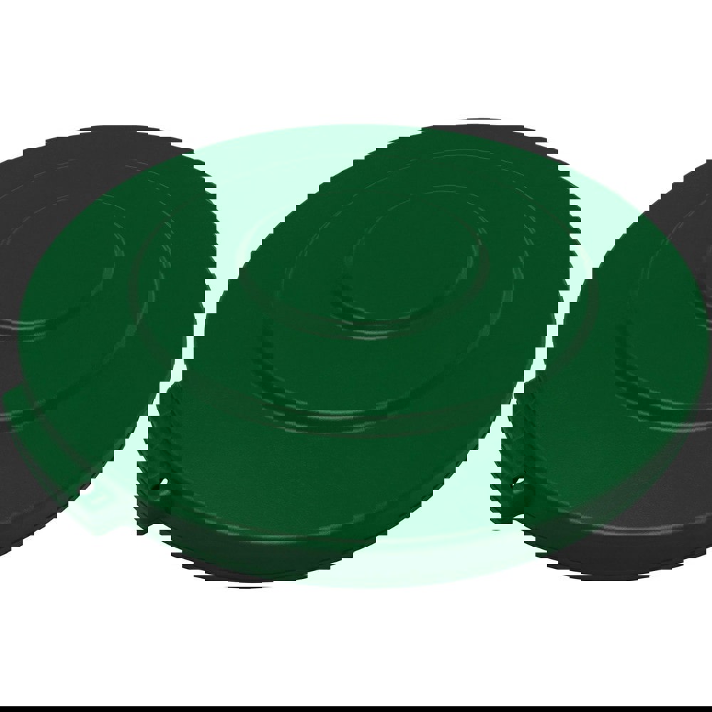 Trash Can & Recycling Container Lids; Lid Type: Flat ; Lid Shape: Round ; Container Shape: Round ; Compatible Container Capacity: 10 Gallon ; Color: Green ; Material: HDPE