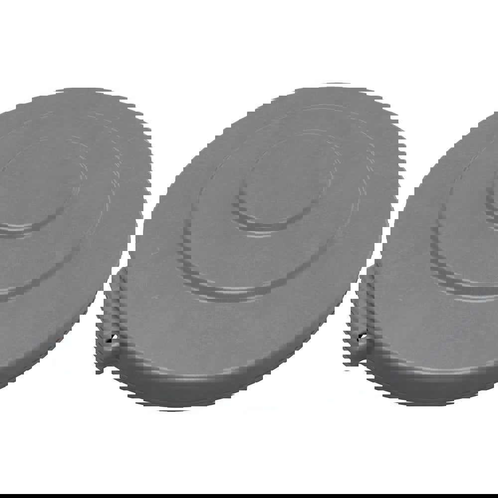 Trash Can & Recycling Container Lids; Lid Type: Flat ; Lid Shape: Round ; Container Shape: Round ; Compatible Container Capacity: 10 Gallon ; Color: Gray ; Material: HDPE