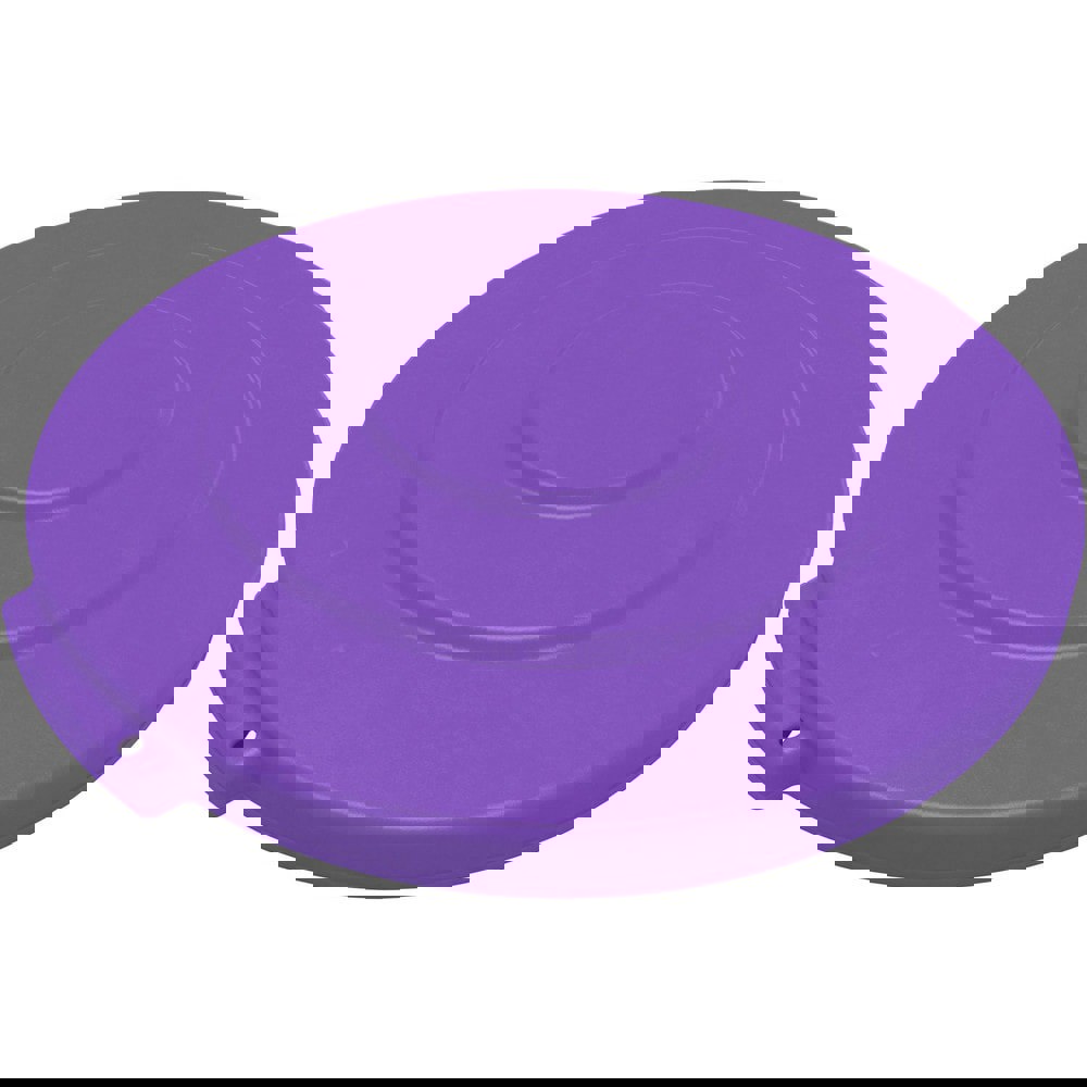 Trash Can & Recycling Container Lids; Lid Type: Flat ; Lid Shape: Round ; Container Shape: Round ; Compatible Container Capacity: 10 Gallon ; Color: Purple ; Material: HDPE