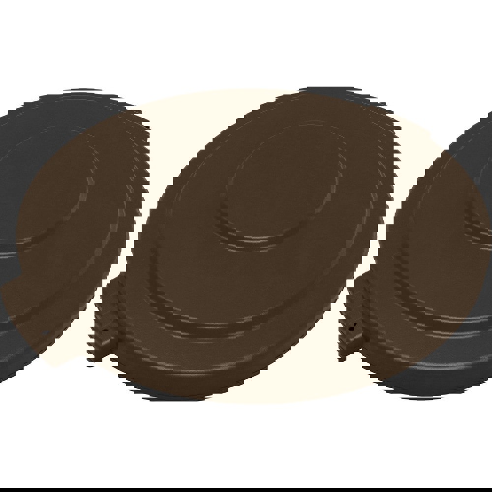 Trash Can & Recycling Container Lids; Lid Type: Flat ; Lid Shape: Round ; Container Shape: Round ; Compatible Container Capacity: 32 Gallon ; Color: Brown ; Material: HDPE