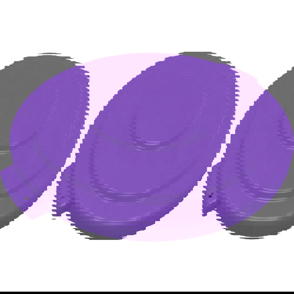 Trash Can & Recycling Container Lids; Lid Type: Flat ; Lid Shape: Round ; Container Shape: Round ; Compatible Container Capacity: 32 Gallon ; Color: Purple ; Material: HDPE