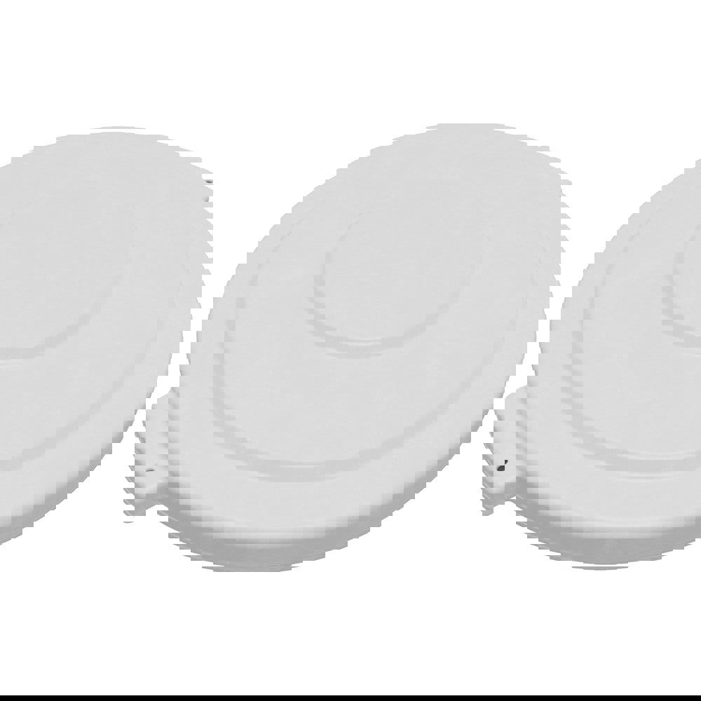 Trash Can & Recycling Container Lids; Lid Type: Flat ; Lid Shape: Round ; Container Shape: Round ; Compatible Container Capacity: 44 Gallon ; Color: White ; Material: HDPE