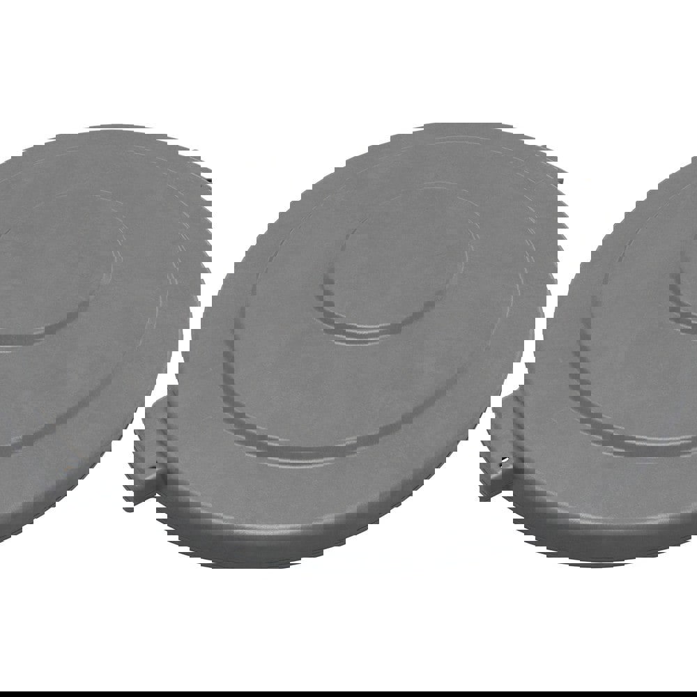 Trash Can & Recycling Container Lids; Lid Type: Flat ; Lid Shape: Round ; Container Shape: Round ; Compatible Container Capacity: 44 Gallon ; Color: Gray ; Material: HDPE