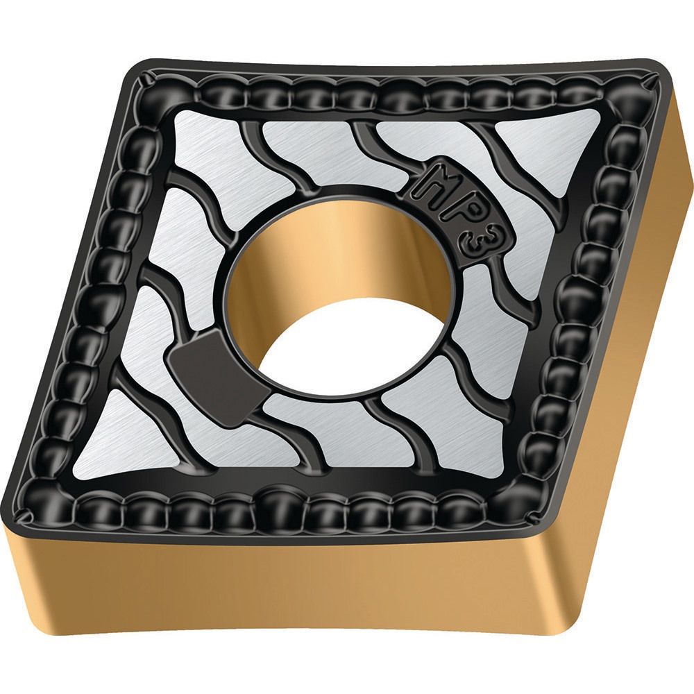 Turning Inserts; ANSI Insert Code: CNMG432 ; ISO Insert Code: CNMG120408 ; Relief Angle: 0.000 ; Insert Style: CNMG ; Corner Radius (mm): 0.80 ; Included Angle: 80.00