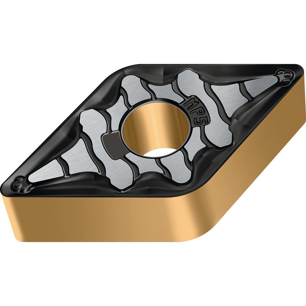 Turning Inserts; ANSI Insert Code: DNMG443 ; ISO Insert Code: DNMG150612 ; Relief Angle: 0.000 ; Insert Style: DNMG ; Corner Radius (mm): 1.20 ; Included Angle: 55.00