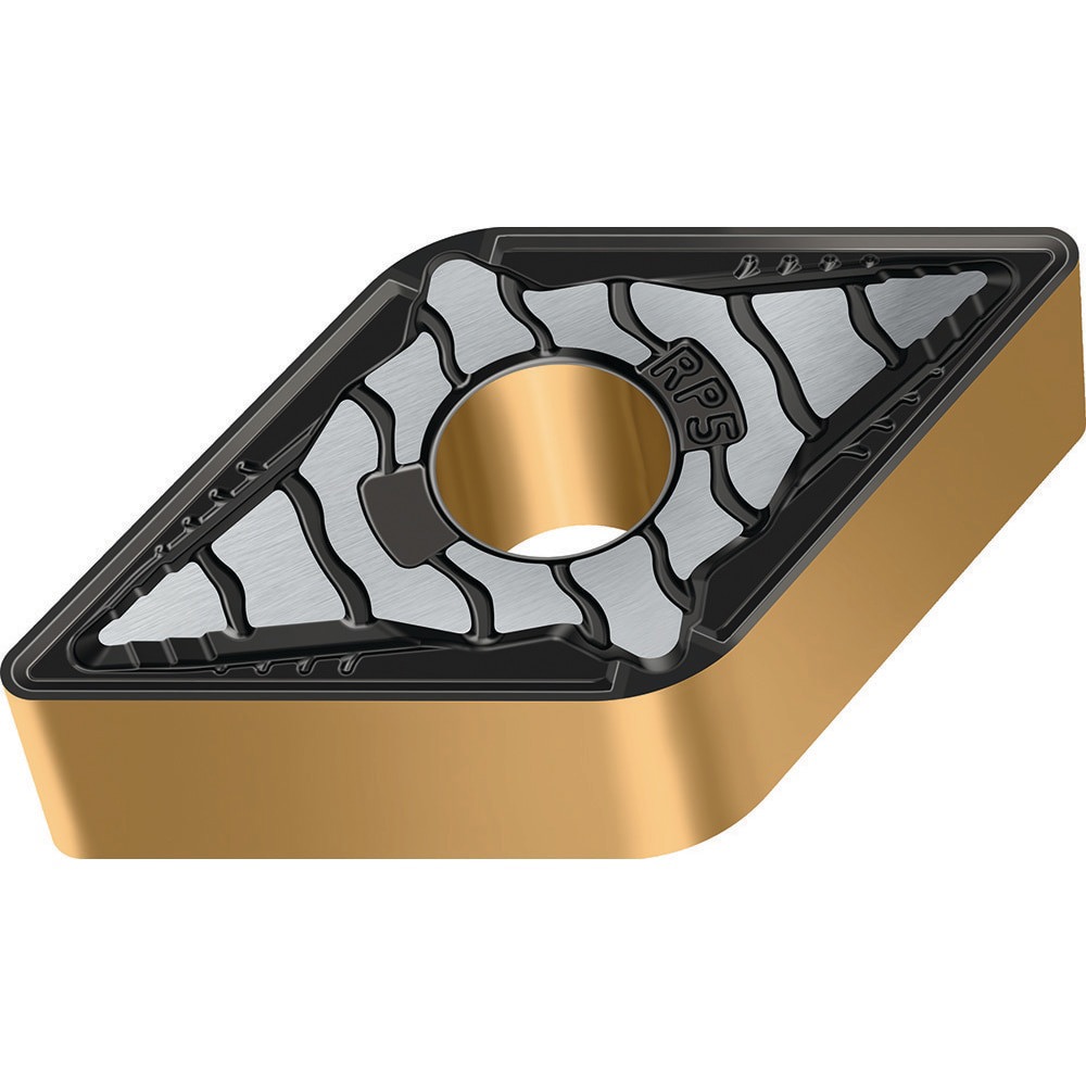Turning Inserts; ANSI Insert Code: DNMG442 ; ISO Insert Code: DNMG150608 ; Relief Angle: 0.000 ; Insert Style: DNMG ; Corner Radius (mm): 0.80 ; Included Angle: 55.00