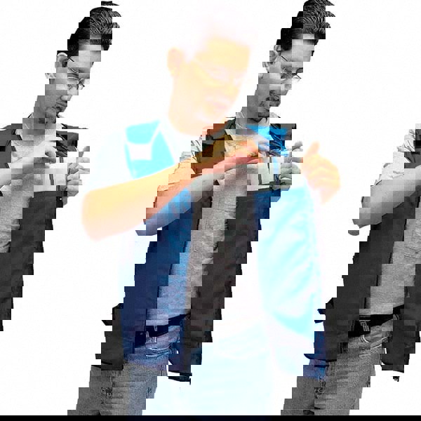 Cooling Vests; Size: X-Large ; Color: Blue ; Maximum Cooling Time (Hours): 3 ; Material: Cotton ; Material: Cotton ; Activation Method: Freeze