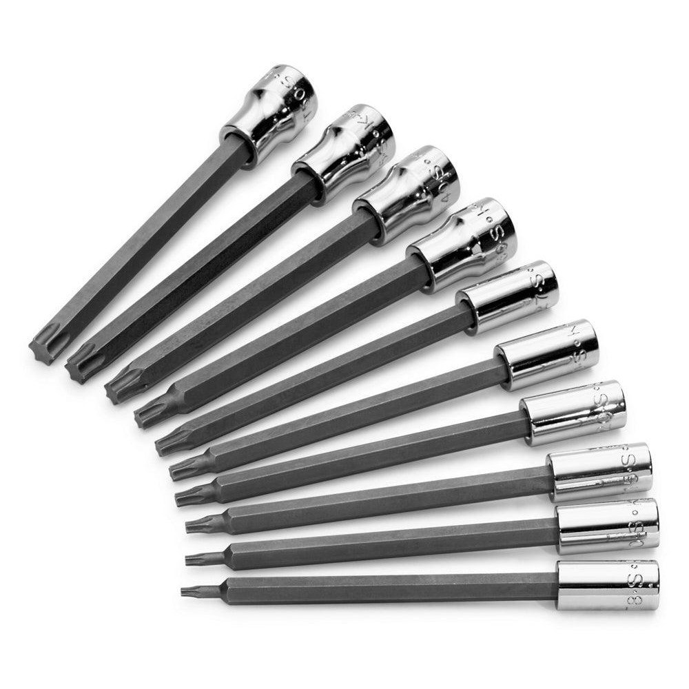 Torx Bit Socket Set: 10 Pc