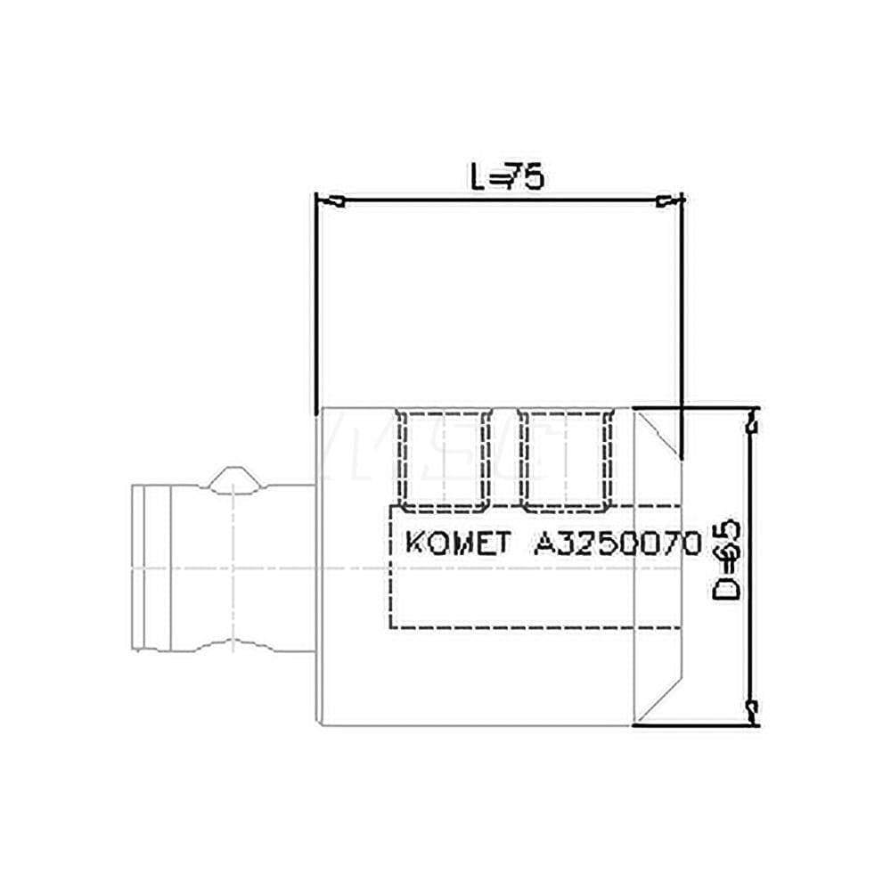 End Mill Holder: Modular Connection Shank