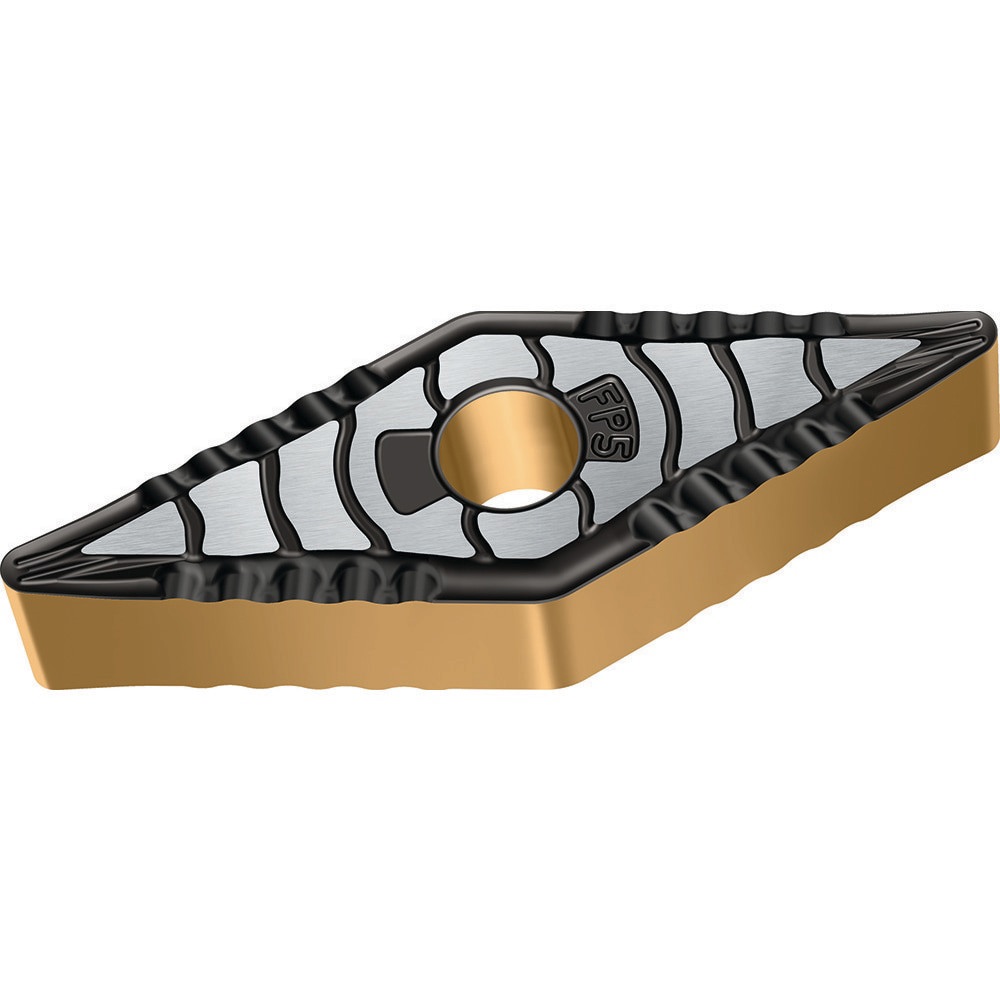 Turning Inserts; ANSI Insert Code: VNMG332 ; ISO Insert Code: VNMG160408 ; Relief Angle: 0.000 ; Insert Style: VNMG ; Corner Radius (mm): 0.80 ; Included Angle: 35.00