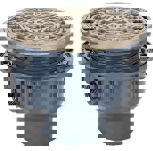 2 PVC ADJ FLR DRN W/ NI TOP