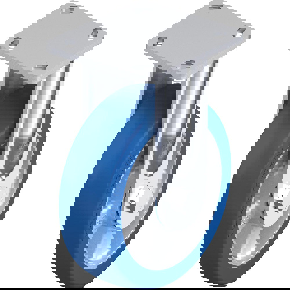 Top Plate Casters; Mount Type: Plate ; Number of Wheels: 1.000 ; Wheel Diameter (Inch): 6-5/16 ; Wheel Material: Polyurethane ; Wheel Width (Inch): 2 ; Wheel Color: Light Brown
