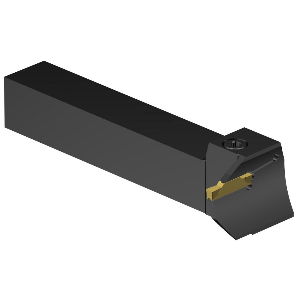 Indexable Grooving Toolholders; Toolholder Type: Face Grooving ; Insert Seat Size: 4 ; Hand of Holder: Left Hand ; Maximum Depth of Cut (Decimal Inch): 0.7087 ; Maximum Depth of Cut (mm): 18.00 ; Minimum Groove Width (Decimal Inch): 0.1570
