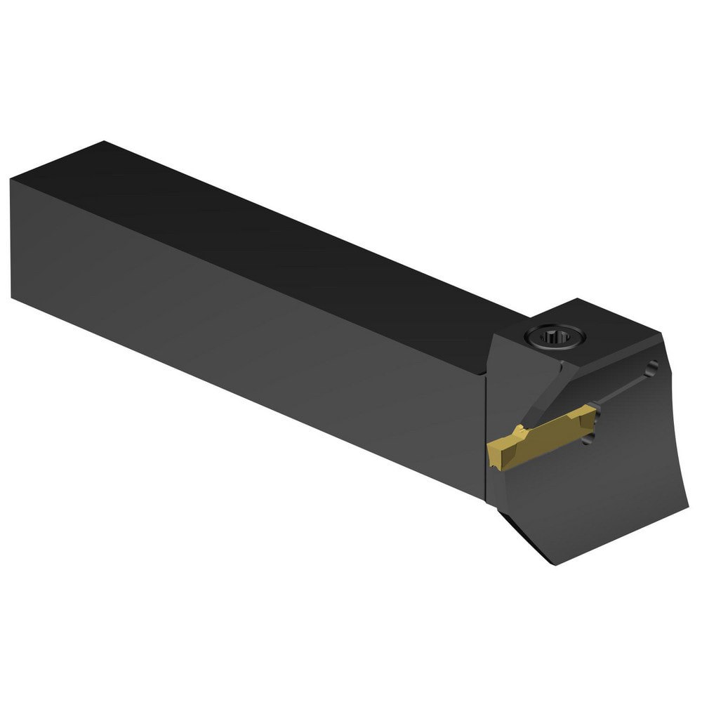 Indexable Grooving Toolholders; Toolholder Type: Face Grooving ; Insert Seat Size: 4 ; Hand of Holder: Left Hand ; Maximum Depth of Cut (Decimal Inch): 0.7087 ; Maximum Depth of Cut (mm): 18.00 ; Minimum Groove Width (Decimal Inch): 0.1570