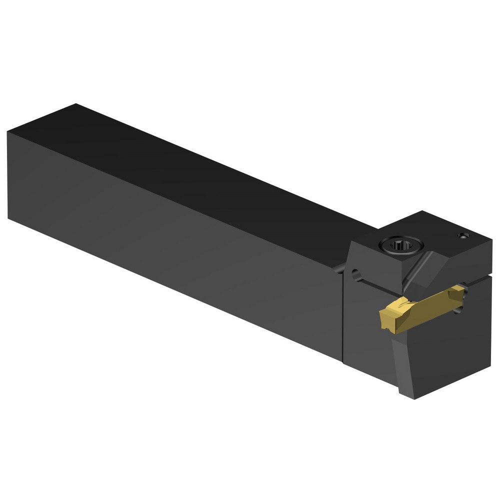 Indexable Grooving Toolholders; Toolholder Type: Face Grooving ; Insert Seat Size: 1.2 ; Hand of Holder: Left Hand ; Maximum Depth of Cut (Decimal Inch): 0.3150 ; Maximum Depth of Cut (mm): 8.00 ; Minimum Groove Width (Decimal Inch): 0.0470