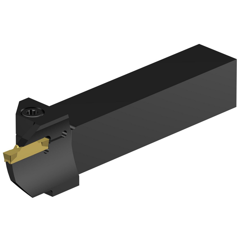 Indexable Grooving Toolholders; Toolholder Type: Face Grooving ; Insert Seat Size: 5 ; Hand of Holder: Right Hand ; Maximum Depth of Cut (Decimal Inch): 0.7087 ; Maximum Depth of Cut (mm): 18.00 ; Minimum Groove Width (Decimal Inch): 0.1970