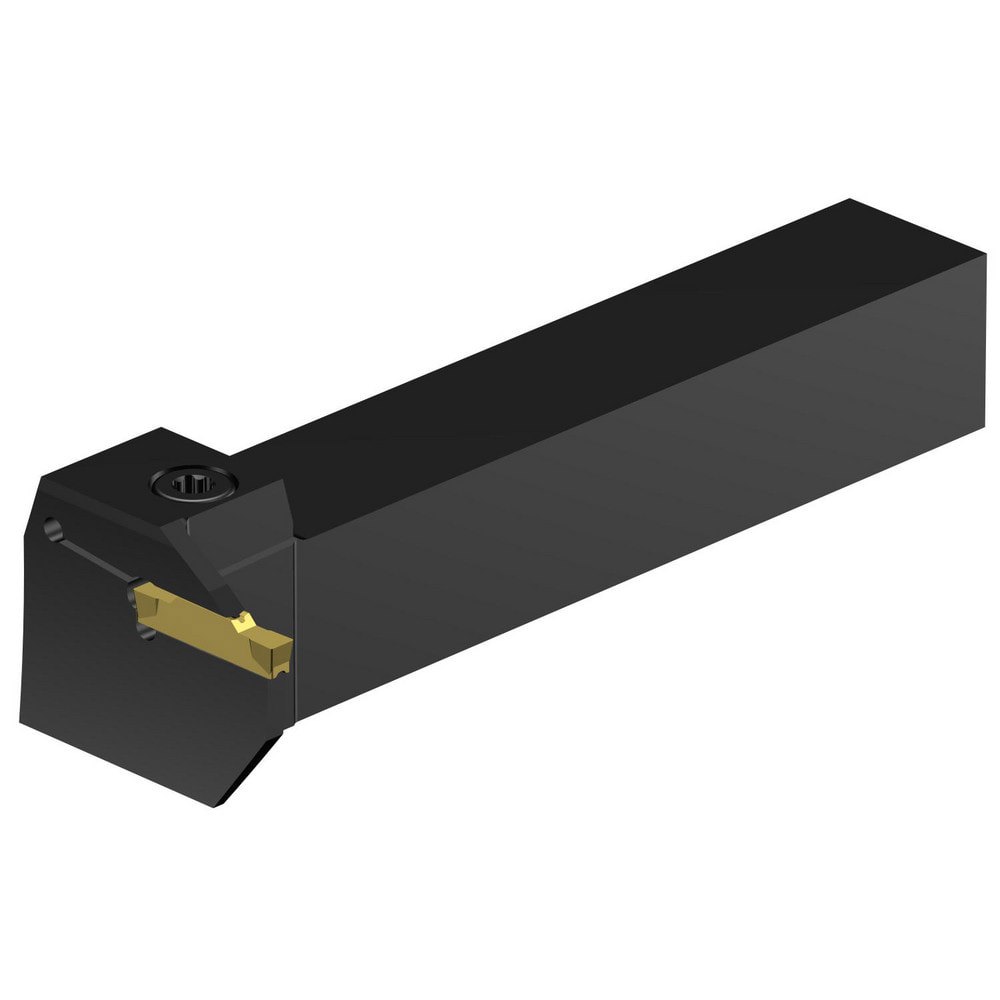 Indexable Grooving Toolholders; Toolholder Type: Face Grooving ; Insert Seat Size: 4 ; Hand of Holder: Right Hand ; Maximum Depth of Cut (Decimal Inch): 0.7087 ; Maximum Depth of Cut (mm): 18.00 ; Minimum Groove Width (Decimal Inch): 0.1570