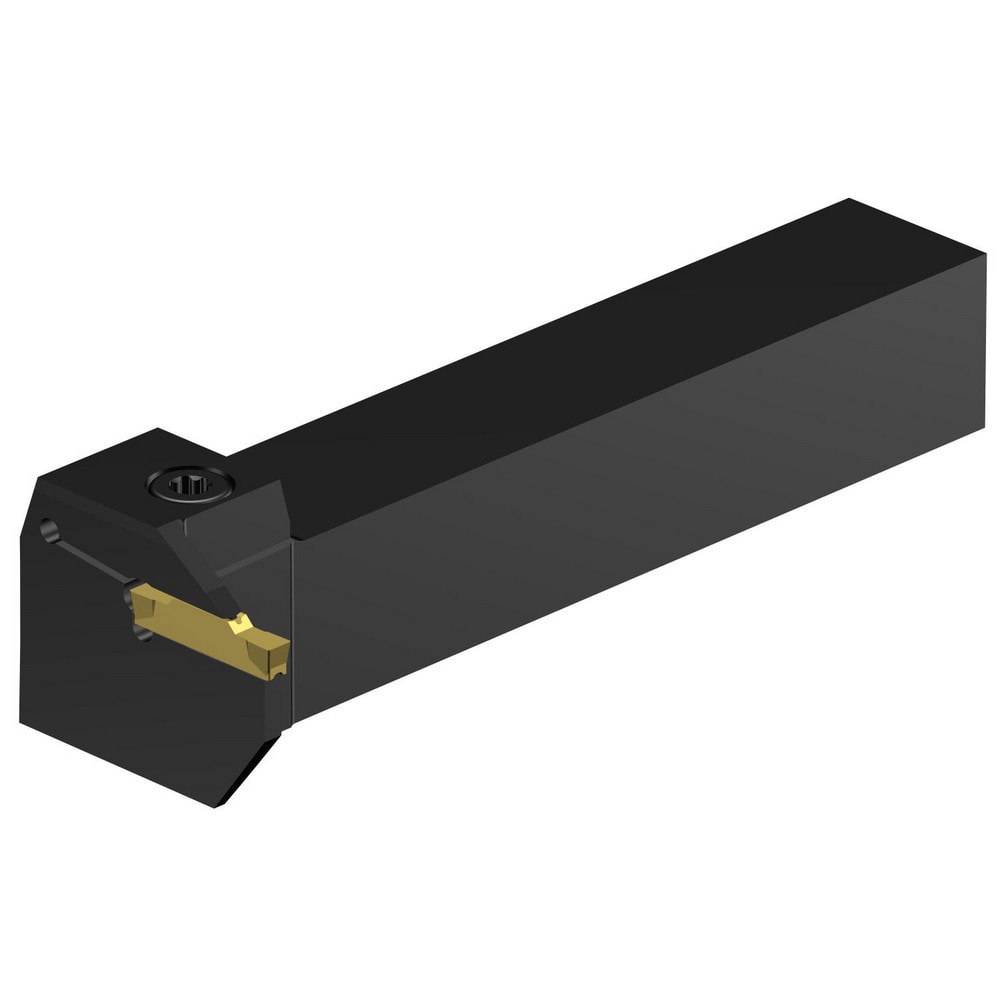Indexable Grooving Toolholders; Toolholder Type: Face Grooving ; Insert Seat Size: 4 ; Hand of Holder: Right Hand ; Maximum Depth of Cut (Decimal Inch): 0.7087 ; Maximum Depth of Cut (mm): 18.00 ; Minimum Groove Width (Decimal Inch): 0.1570