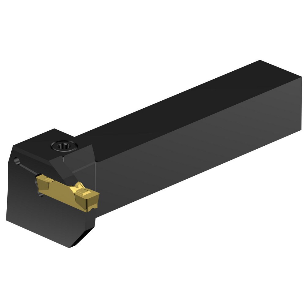 Indexable Grooving Toolholders; Toolholder Type: Face Grooving ; Insert Seat Size: 7.81 to 8.99 ; Hand of Holder: Right Hand ; Maximum Depth of Cut (Decimal Inch): 0.7874 ; Maximum Depth of Cut (mm): 20.00 ; Minimum Groove Width (Decimal Inch): 0.3070