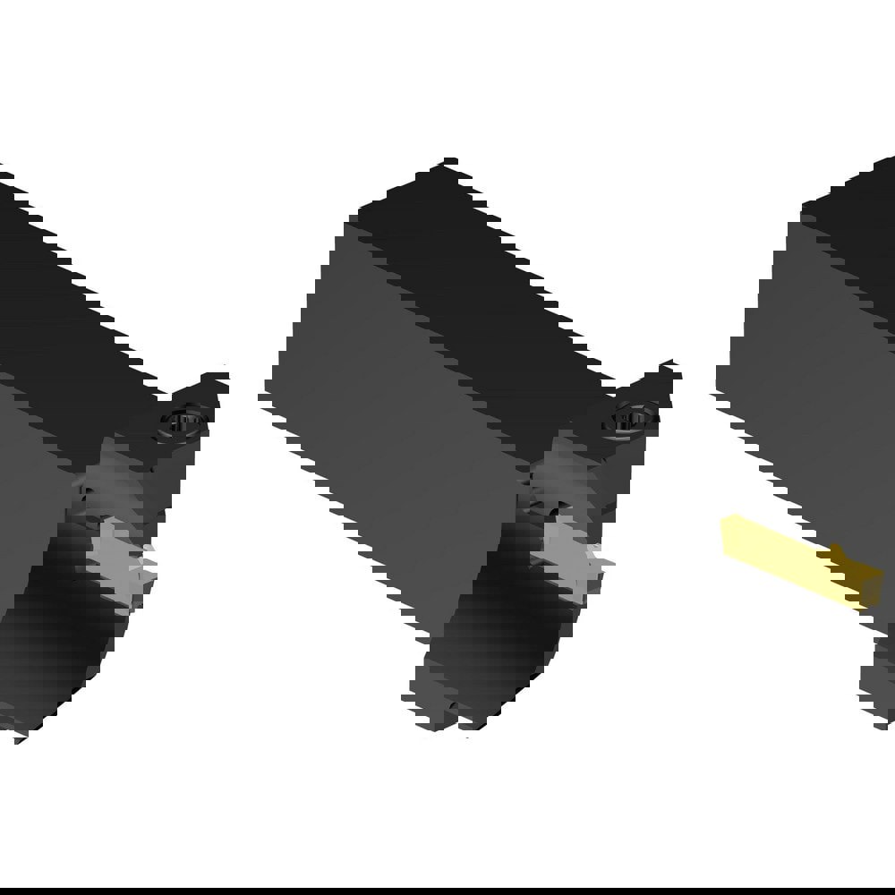 Indexable Grooving Toolholders; Toolholder Type: Face Grooving ; Insert Seat Size: 4 ; Hand of Holder: Left Hand ; Maximum Depth of Cut (Decimal Inch): 0.7090 ; Maximum Depth of Cut (mm): 18.01 ; Minimum Groove Width (Decimal Inch): 0.1570