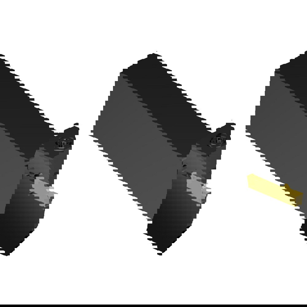 Indexable Grooving Toolholders; Toolholder Type: Face Grooving ; Insert Seat Size: 4 ; Hand of Holder: Left Hand ; Maximum Depth of Cut (Decimal Inch): 0.7090 ; Maximum Depth of Cut (mm): 18.01 ; Minimum Groove Width (Decimal Inch): 0.1570