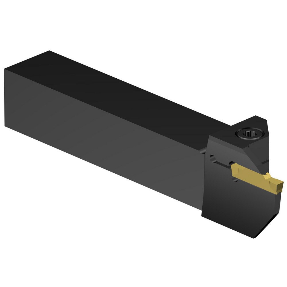 Indexable Grooving Toolholders; Toolholder Type: Face Grooving ; Insert Seat Size: 4 ; Hand of Holder: Left Hand ; Maximum Depth of Cut (Decimal Inch): 0.7090 ; Maximum Depth of Cut (mm): 18.01 ; Minimum Groove Width (Decimal Inch): 0.1570