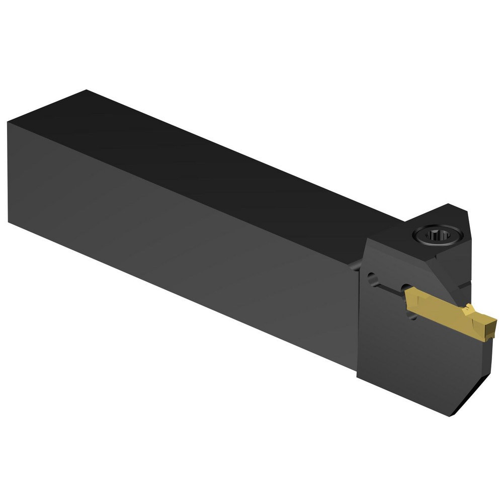 Indexable Grooving Toolholders; Toolholder Type: Face Grooving ; Insert Seat Size: 4 ; Hand of Holder: Left Hand ; Maximum Depth of Cut (Decimal Inch): 0.7090 ; Maximum Depth of Cut (mm): 18.01 ; Minimum Groove Width (Decimal Inch): 0.1570